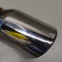 KHK 2" to 3" Exhaust Tip - 6" Long Diesel Exhaust Tips,2" Inlet 3" Outlet Stainless Steel Bolt-On Angle Cut Truck Tailtip, Universal Fit for Trucks & Cars -Polished