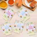 Serencatcher What Will Baby Bee Gender Reveal Party Decoration, 24pcs Bee Gender Reveal Can Cooler Team Boy Team Girl Can Sleeve for What It Will Bee Gender Reveal Baby Shower Party Supplies