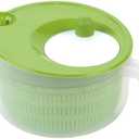 GoodCook Deluxe Salad Spinner - 5 Qt. Capacity, Easy Turn Knob, Built-In Pour Spout, Multi-Use Basket, Durable and Dishwasher Safe, Large Salad Spinner, Kitchen Essentials