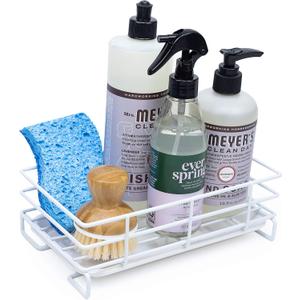 Kitchen Sink Sponge Soap Holder For Countertop Large White Kitchen Soap Tray Sink Organizer