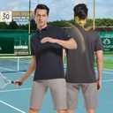 Mens Golf Shirt Short Sleeve Moisture Wicking Dry Fit Performance Solid Casual Pique Collared Golf Polo Shirts for Men (XX-Large, Light Grey)