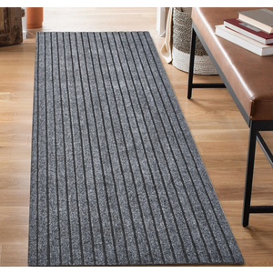  Non-Slip Flooring, Peel and Stick, Soft Thick Padding for Quiet Comfort, Install Floor Mat for Home, Kitchen, Hallway (Grey)