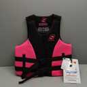 Seachoice Evoprene Multi-Sport Life Jacket, USCG Level 70, Sizes Child to Adult, Pink Black XXL 