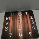 Britimes Round Wall Clock Silent Non-Ticking Battery Operated Clock 10 Inch, Summer Beach My Happy Place Home Decor for Living Room, Bathroom, Bedroom, Kitchen, Office and School