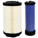 LVU34503 LVU34504 Primary & Secondary Air Filter Fit for JD 2400 2550 2700 2750 1023E 1025R 1026R 2025R 2026R Precisioncut Triplex Mower 2550 E-Cut Hybrid 2700 2750 Precisioncut 2400 2700.