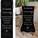 Personalized Wedding Memorial Reserved Chair Sign Banner, In Loving Memory Chair Sign for Father/Mother of Bride/Groom Parents, Reserved Seat Loved Ones Heaven, Linen Wedding Decor Sympathy Gift