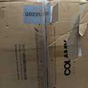 COLAMY Wooden Dining Chairs Set of 4, Modern Fabric Upholstered Kitchen Side Chairs, Farmhouse Dining Room Chair with Foot Pegs, Beige