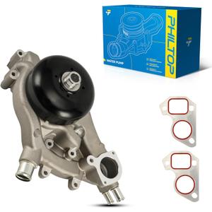 PHILTOP AW6009 Water Pump Automotive compatible for Silverado 1500 2007-2013, for Silverado 2500 HD 2007-2019 6.0L, for Tahoe 2007-2014, for Sierra 1500 2007-2013, for Suburban 1500, OE Replacement