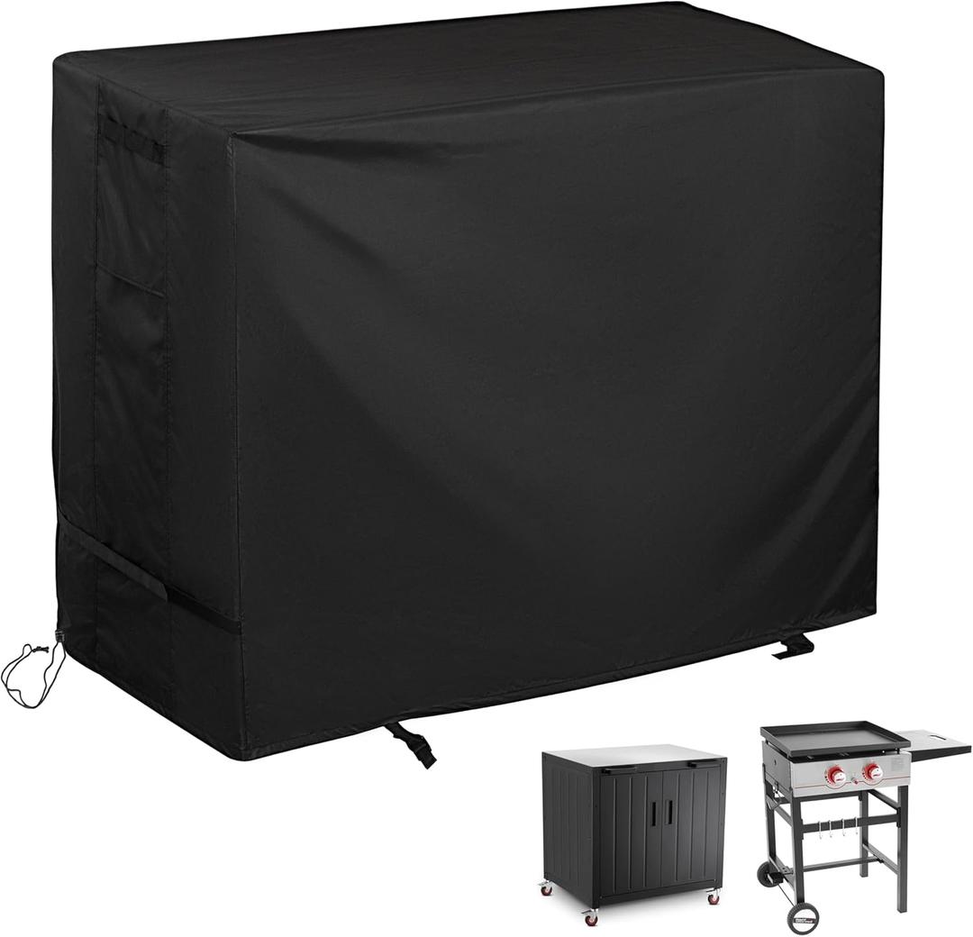 Griddle Cover for Royal Gourmet GB2000 2 Burner Grill, Flat Top Grill Cover for Outdoor BBQ, Outdoor Barbecue Cover for Gas Propane Griddle-Waterproof, 38"L x 24"D x 33.5"H