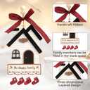 3 x House Warming Gifts New Home - WOXAFO New Home Ornament 2025, Best Housewarming Gifts 2025, Wooden First Christmas Ornament 2025 for Couple Men Women (2025)