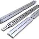 Rackmount Sliding Rails - Kit for 1U-4U Chassis (Adjustable 26" to 40" Depth) 2 or 4 Post Mount Sliders for Server Case (Compatible with Any Standard Rack, Cabinet, Computer Enclosure) Tupavco TP1812