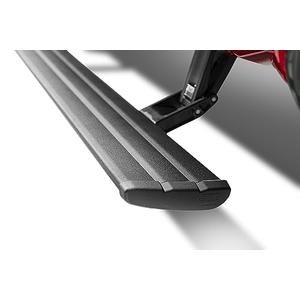 RealTruck AMP Research PowerStep Smart Series | Fits 2022-2026 Chevrolet Silverado/GMC Sierra 1500/2500/3500HD | 86255-01A | Rust Proof Aluminum Retractable Electric Steps with LED Step Lights, 86255-01A