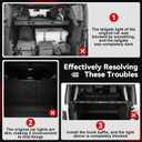 Rear Ceiling Lights Fit For Ford Bronco 2021 2022 2023 2024 2025 2026, Trunk Dome Light for Bronco Accessories, Touch Switch Interior Lights Trunk Cargo Area (Not fit for Sport)