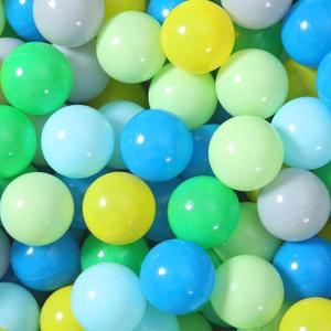 Ball Pit Balls for Toddlers, 100/200/500 Pack – Crush Proof, BPA Free & Non-Toxic Safe Play Toys for Boys & Girls Play Tent, Kiddie Pool, Backyard, Birthday Party Decoration