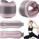 Ankle Weights for Women & Kids - 0.5LB/1LB Each Wrist/Ankle Weight Pair (1LB/2LB Total) Adjustable Arm/Leg Weights for Walking, Running, Pilates, Home Workout with Comfortable Straps (Pink)