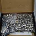 Heavy Duty Grommet Tool Kit with 1/2 Inch Die and 300 Sets of 12MM Grommets,Handheld Manual Eyelet Tool Rivet Press Punch Pliers for Leather Canvas Fabric