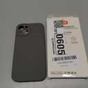 Vooii Compatible with iPhone 13 Case, Liquid Silicone Upgrade [Camera Protection] [Soft Anti-Scratch Microfiber Lining] Shockproof Phone Case for iPhone 13 6.1 inch - Natural Titanium