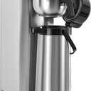 NUPANT Commercial Airpot Coffee Brewer 2.2L/74oz Dirp Coffee Maker with 24H Insulated Thermal Carafe Stainless Steel Pour Over Coffee Machine 120V/1450W COFFEE Dispenser for Caf Restaurant Cafateria
