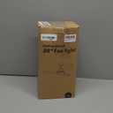 Ceiling Fans with Lights,28" LED Fan Light Hanging with Hook,Hook Type Ceiling Fan,Plug in Ceiling Fan Light,35W,3000-6500k,Remote Control,Portable Fan for Camping Bed,Patios,(White)