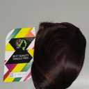 WERD Short Bob Brown Wig with Bangs Synthetic Hair for Women mixed Brown Orange Highlights Wigs for Cosplay Party Daily Halloween