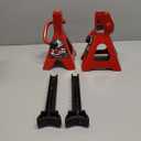 Jack Boss Jack Stands Low Profile 2 Ton(4000 LBs) Lifting Car Stand, Fit Use for Cars Automotive Small Vehicles, 2 Pack