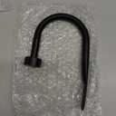 Premium Curtain Holdback, Quality Metal Decorative Curtain Holdbacks with Zinc Alloy Cap Finials,Rust-Proof, Set of 4 Window Curtain Holdbacks,Matte Black (2pcs-matte Black)