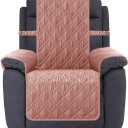 Ameritex Waterproof Nonslip Recliner Cover Stay in Place, Dog Chair Cover Furniture Protector, Ideal Recliner Slipcovers for Pets and Kids (Pink, 23")