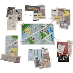 Mystery Detective Party Clue Board Cardstock Wall Cutouts 23" x 16"