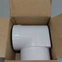 DIY Dryer Vent Connector Kit - Space Saving, Toolless Design with Airtight Seal - STV-90 by Ziggurat Products