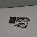 AI Smart Glasses for Men & Women  Powered by ChatGPT, Real-Time Translation, Bluetooth Glasses with Photochromic Lens, Music & Hands-Free Calling, UV & Blue Light Protection, Thin Temples (Black)