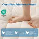 Aircliff Japanese Floor Mattress, Roll Up Tatami Mat, Sleeping Pad, Shikibuton, High Density Foam Floor Bed Futon Mattress for Sleeping, Dormitory, Guest Bed, Designed in Japan(Twin)
