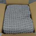 SUBRTEX Waffle Braided Bath Mat, 20" x 32" Soft Waffle Bath Rugs, Absorbent Non Slip Bathrooom Mats, Machine Washable Area Rug for Bathroom, Quick Dry, Gray