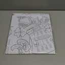 St Patrick's Day Giant Coloring Tablecloth 71 x 31 Inch Jumbo Paper Coloring Activity Poster Irish Themed Coloring Table Cover for Family Classroom Party Games Decorations