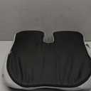 Gooo&Ma Seat Cushion,Air Fiber Cushion for Office Chair, Desk Chair Cushion for Long Sitting Office Workers, Car Drivers (Black)