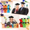 Sotiff 24 Pcs Mini Graduation Bear Plush Gift Stuffed Animal with Cap Gift for Her, for Him, Class of 2026 Graduation Present for College High School for DIY Keychain Xmas Decorations(Multicolor)