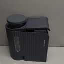 Gardner Pet Automatic Gravity Cat Food Feeder and Water Dispenser Stainless Steel Two-in-One Set Large Capacity Dispenser for Pets Dogs, Puppies, Kittens-(0.8 Gallons x 2) (Black Grey)