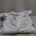 Aluf Plastics High Density Bags, 10 Gallon, 4000 Count, 6 Micron (eq), 24" x 24", Clear, for Bathroom, Office, Industrial, Commercial, Janitorial, Municipal, Recycling