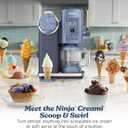 Ninja Creami Scoop & Swirl 13-in-1 Ice Cream and Soft Serve Maker, NC701BL