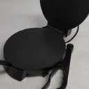 Compact 10'' Roti Maker Machine, Electric Tortilla Press with Detachable Handle, Chapati Maker Machine, Burrito Maker, Prensa Para Tortillas, Tortillera, Black