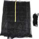 Mikikit Trampoline Protective Netting Trampoline Replacement Net Heavy Duty Plastic Safe Jumping