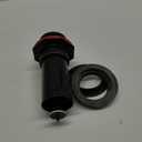 KOHLER 3" Toilet Flush Valve Kit, Black, Compatible with Kohler Wellworth toilets, 3" Canister with a 3" Outlet, GENUINE PART 1069722