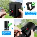Weatherproof Power Cord for Ring Outdoor Cam Plus/Ring Spotlight Cam Plus/Pro (Battery), 20Ft/6m USB-C Outdoor Charging Cable Continuously Power Your Camera, Black
