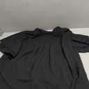 BETTE BOUTIK Womens Dressy Casual Tops Summer Short Sleeve Dark Shirts Swiss Dot V Neck Blouses XXL