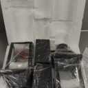 Yisuro Porch Lights with GFCI Outlet, Dusk to Dawn Motion Sensor Outdoor Light, 3 Lighting Modes Exterior Fixture, Outside for House Front Door Patio Garage(2 Pack Black)