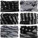 Neck Gaiter Mask Face Scarf Bandana Tube Cover Headwear Balaclava Headband Headwrap for Men and Women (6-flag5)