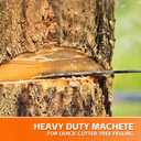 Billhook Sickle Machete for Yard Work Cutting Trees Heavy Duty machetes Mexicanos de Trabajo Best Machete Camping,Gardening Machete,Land Management,Hunting and Outdoor.