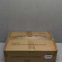 Basic Beyond Chair Cushions for Dining Chairs, D-Shaped Kitchen Chair Cushions with Ties Set of 6, 2.5" Thick Seat Cushions for Dining Room/Kitchen Chairs, 17" x 16", Black