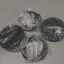 4 Pcs 76.3mm 3.00" OD - Universal Car Wheel Hub Center Caps - Car SUV Trucks Auto Hub Covers Scratch Resistant Rustproof - Durable Plastic Matte Black