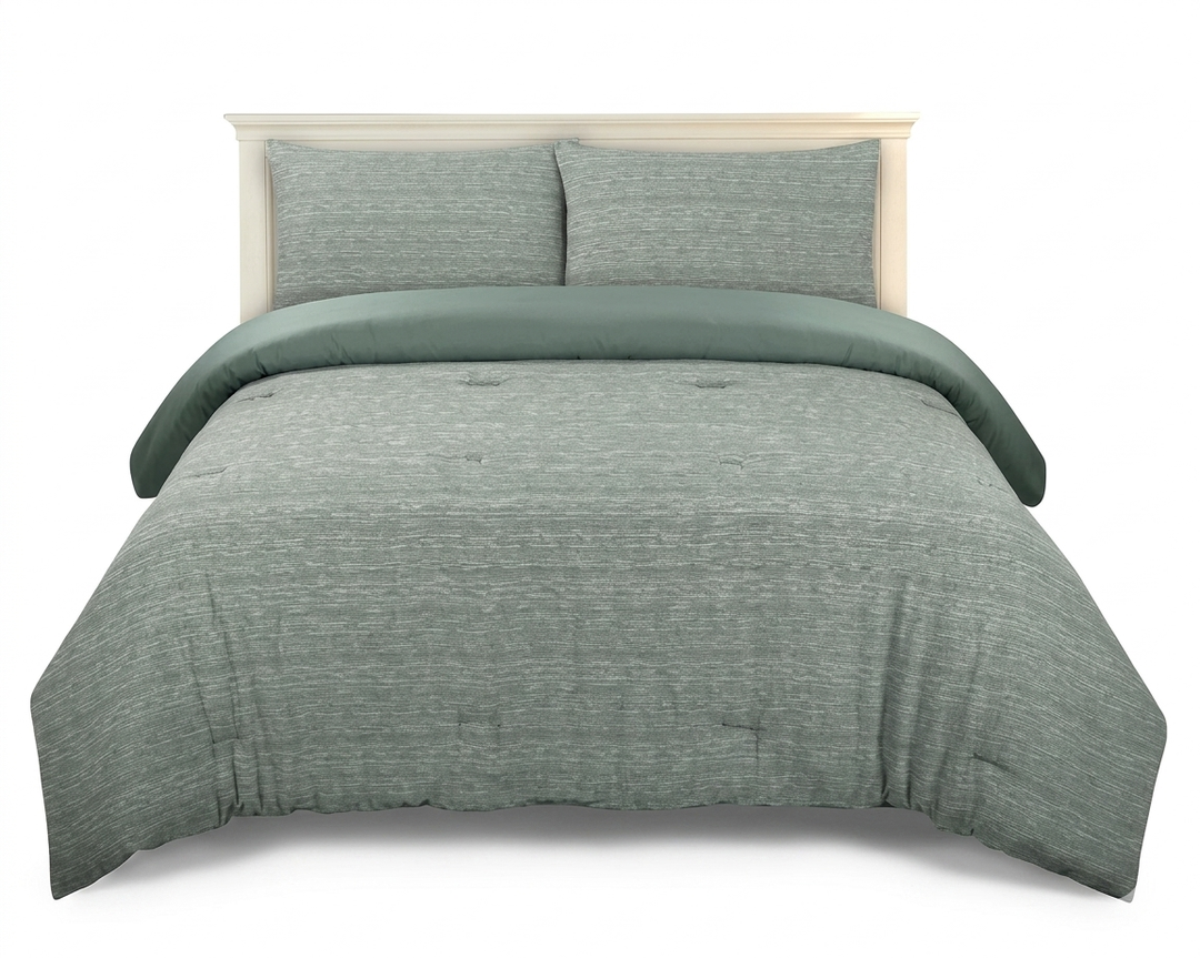 Modavari Home Fashions 3 Piece Comforter Set Green