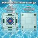 Floating Mahjong Table for Pool,Large Stable Water Pool Game Table for Card Games & Tile Games,Swimming Pool and Hot Tub Float Board Game Tray for Adults, Mahjong Floater Table